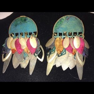 Vintage clip earrings